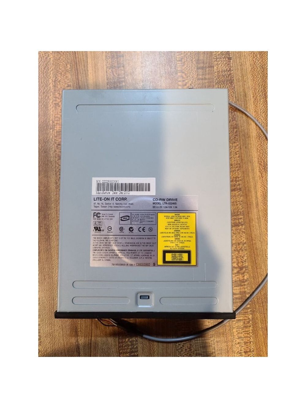 Lite-On LTR-52246S CD-RW Drive IDE Connections